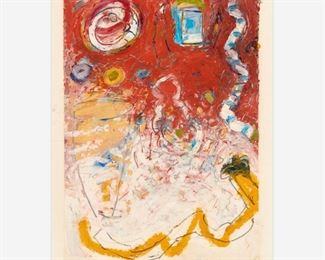 173. GEORGE BOGART STILL LIFE (1995 OIL ON PAPER)