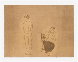 175, NICOLAS AFRICANO UNTITLED WOODBLOCK PRINT (1990)