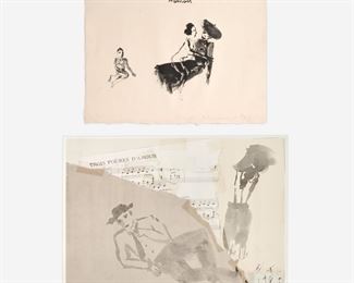 178. NICOLAS AFRICANO TWO PRINTS (1986/ 1989)