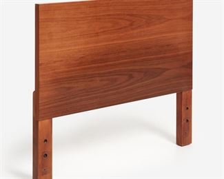 181. GEORGE NELSON WALNUT HEADBOARD, HERMAN MILLER (CA. 1960)