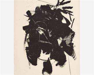 191. JEAN MIOTTE UNTITLED ABSTRACT LITHOGRAPH