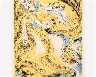 192. ANDRE MASSON "CORPS MAGIQUE" (1961 ETCHING)