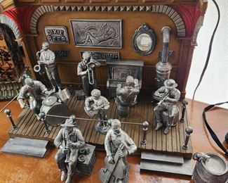 Michael Ricker.."Jazz Band" Pewter Figurine Set