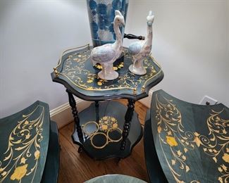 Vintage Set of Coordinating Tables 