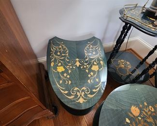 Vintage Set of Coordinating Tables 