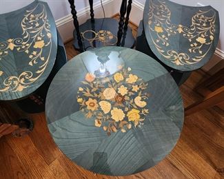 Vintage Set of Coordinating Tables 