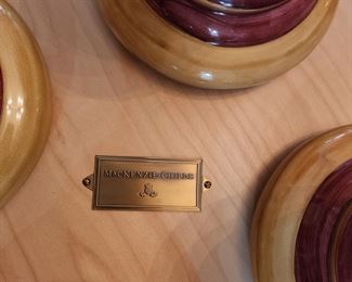 Mackenzie-Childs Ball Foot Ottoman