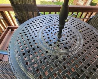Gensun Patio Table and 4 chairs