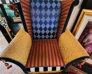 Mackenzie-Childs Maestro Wing Armchair