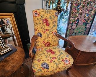 Stunning Floral Upholstered Accent Chair