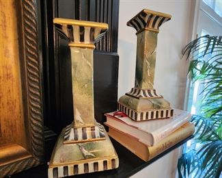 Mackenzie-Childs Cheltenham Candlesticks