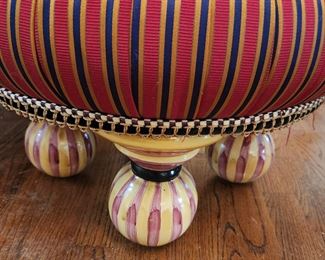 Mackenzie-Childs Ball Foot Ottoman