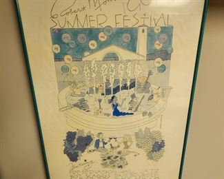 Vintage Framed Poster