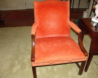Upholstered armchair