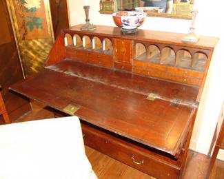 English oak secretary