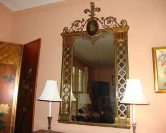 Gorgeous, fleur-de-lis mirror