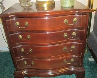 Mahogany Night Stand 1 of 2