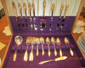 Nobility plate flatware, Reverie pattern.