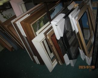 More canvas and frames