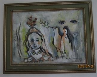 Rita Gombinski Abstract Oil