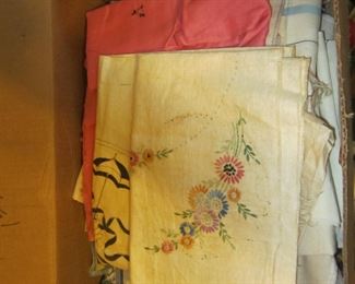 Handworked, embroidery items