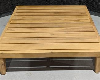 Very Nice Solid Wood Square Coffee Table