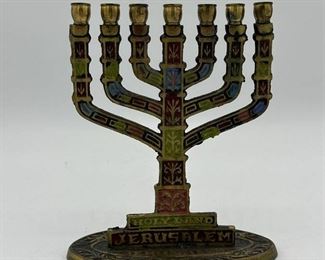 Vintage Menorah Candle