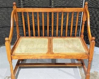 Vintage Victorian Entry Bench