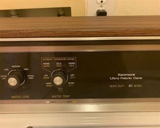 Kenmore Washer and Dryer