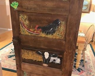 Farm Door Hand Painted on Both sides