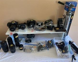 ONLY  on this Table  Priced to Sell                                
              Cameras, Lens, Equipment - Friday 50% off 8-4pm     
