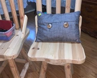 Pine Hand-made Bar Stools
