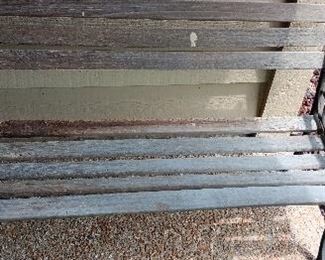 BENCH ON FRONT PORCH