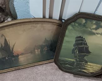 ANTIQUE PICTURES AND FRAMES