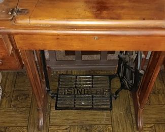 BASE OF SEWING MACHINE CABINET