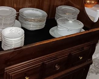 CHINA SET AND DRY SINK