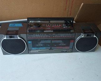 Vintage Maganavox Boom Box www.ContemporaryCurrent.com