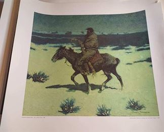 Vintage Remington & Russell Prints www.ContemporaryCurrent.com