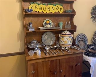 Handmade China hutch 