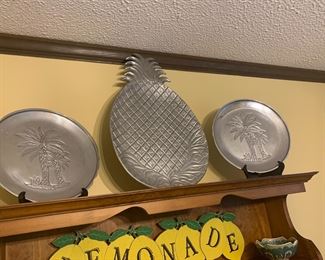Pewter trays 