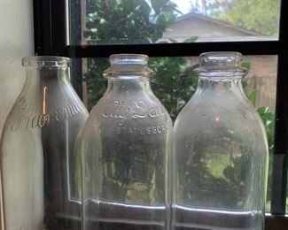 Milk bottles 