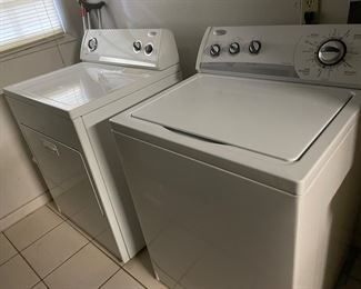 Whirlpool washer/dryer. Very decent condo