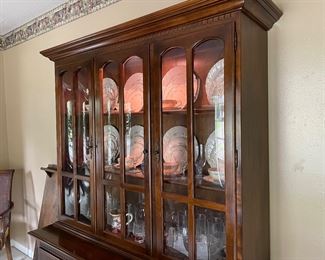 Only the top of the China cabinet is staying. 