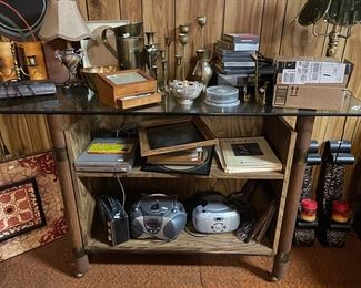 Retro large bar cart 