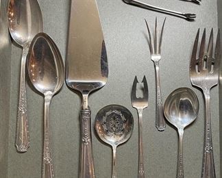 Sterling Silver Towle Louis XIV Serving Pieces    Set of 12