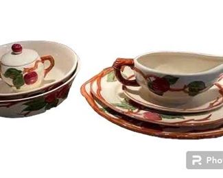 Franciscan Apple Dishes