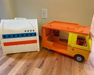 Vintage Barbie Airplane & Camper
