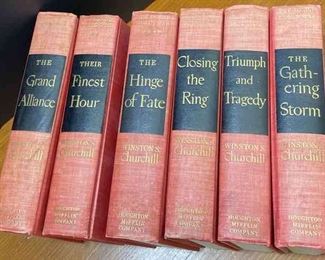 Nice Vintage Winston Churchill Book Set