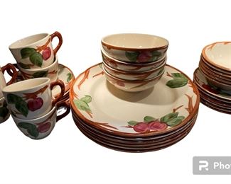 Franciscan Apple Dishes