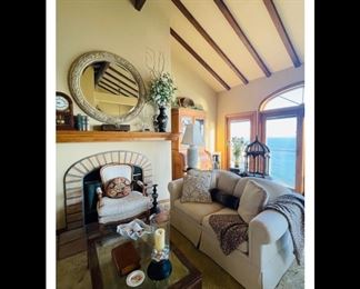 Pair white Loveseat’s 